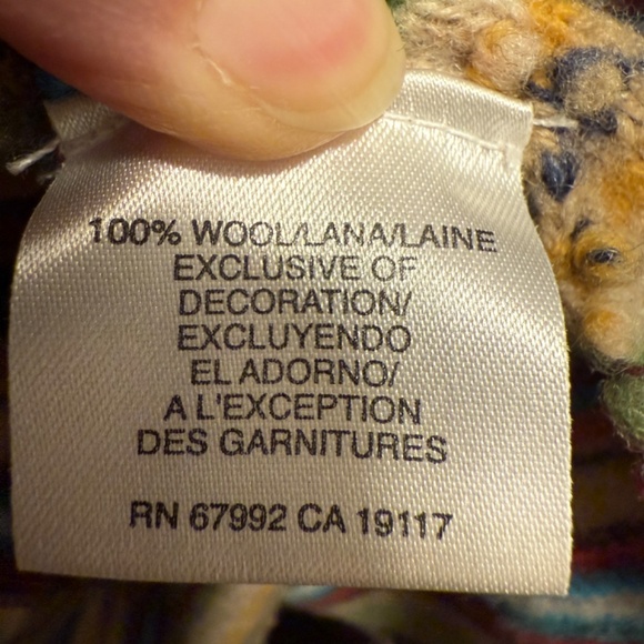 Sigrid Olsen, Small, Multi Warm Colors, Wool Knit Jacket - Picture 11 of 11